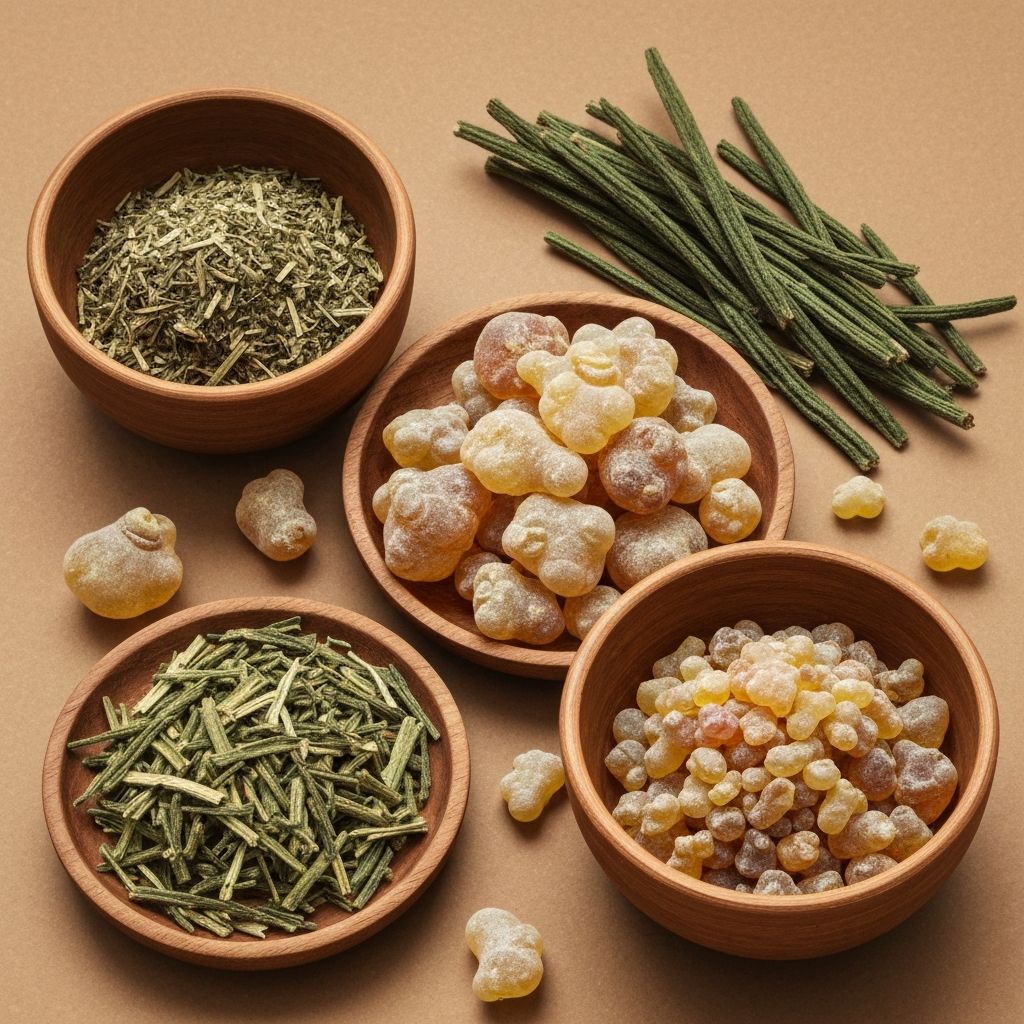 Boswellia tree bark and botanical herbal extract