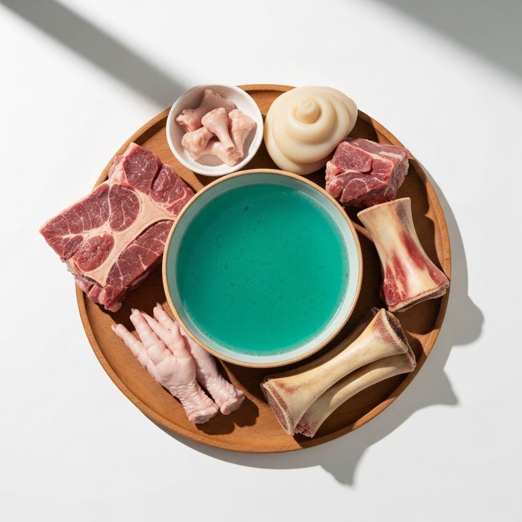 Natural cartilage-rich ingredients representing chondroitin